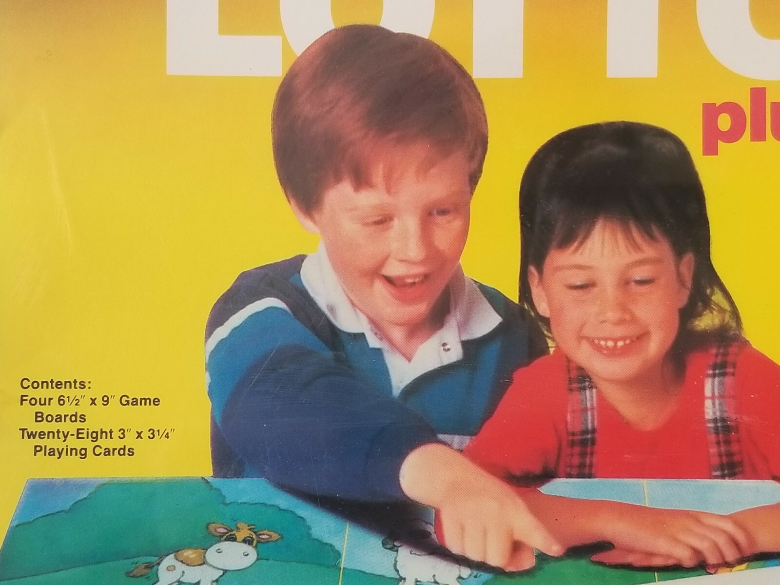 Vintage Creative Child Games Baby Animals Lotto NOS Sealed Picture Matching