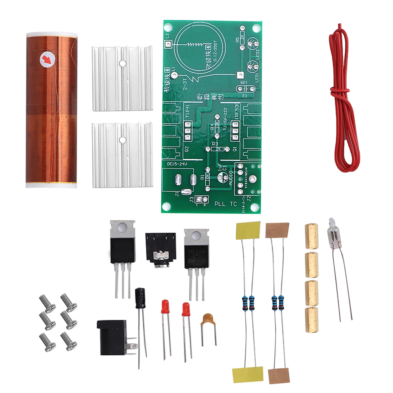 Coil Module Plasma Speaker Unassembled Mini Electronic Kit Tool 15W DC New
