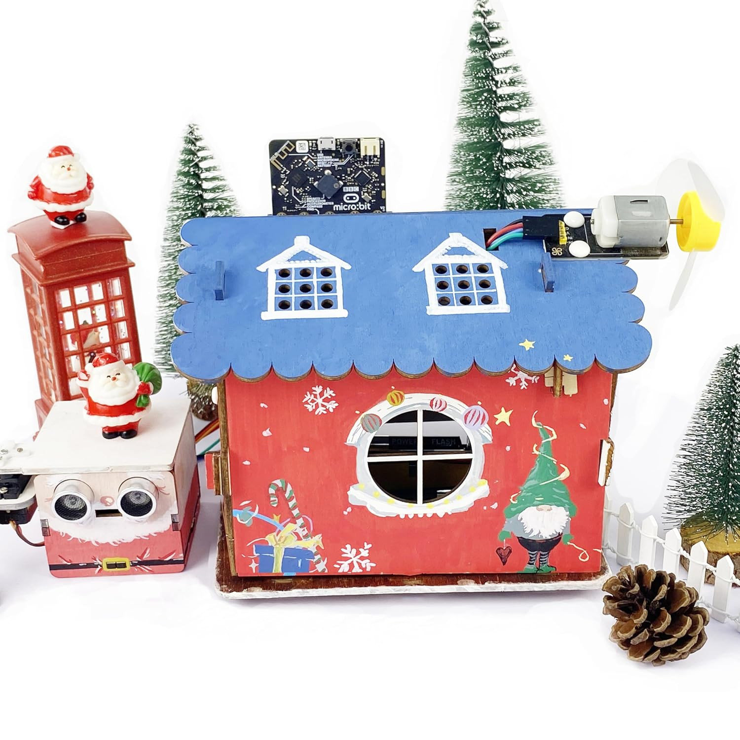 Microbit V2 Smart Home Kit for Coding Projects & Building Fun