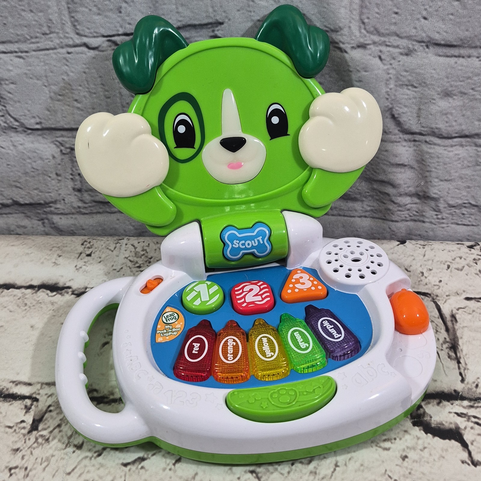 LeapFrog My Talking LapPup Interactive Toy Scout Puppy Dog Laptop Tested Works
