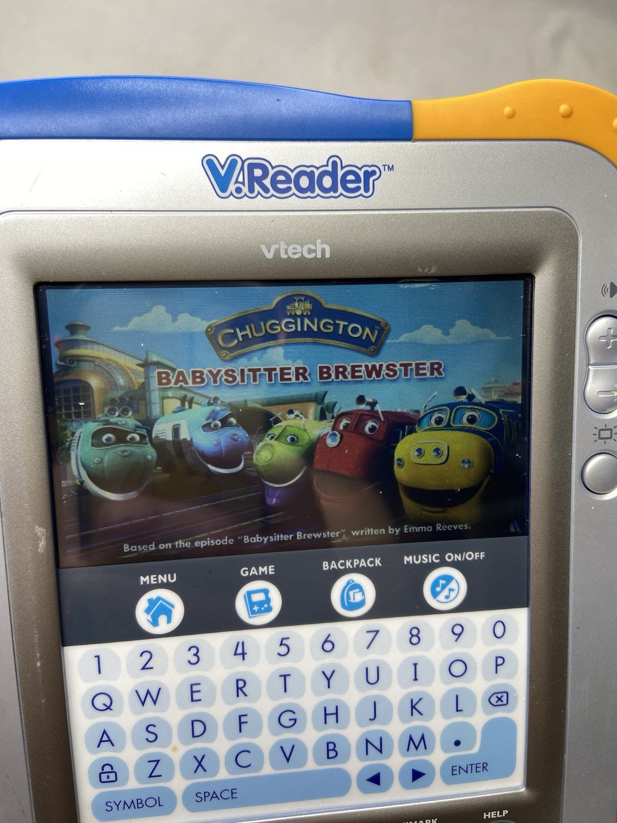 Vtech V.Reader Interactive Learning E-reading System Bundle 3 Games Working Pen