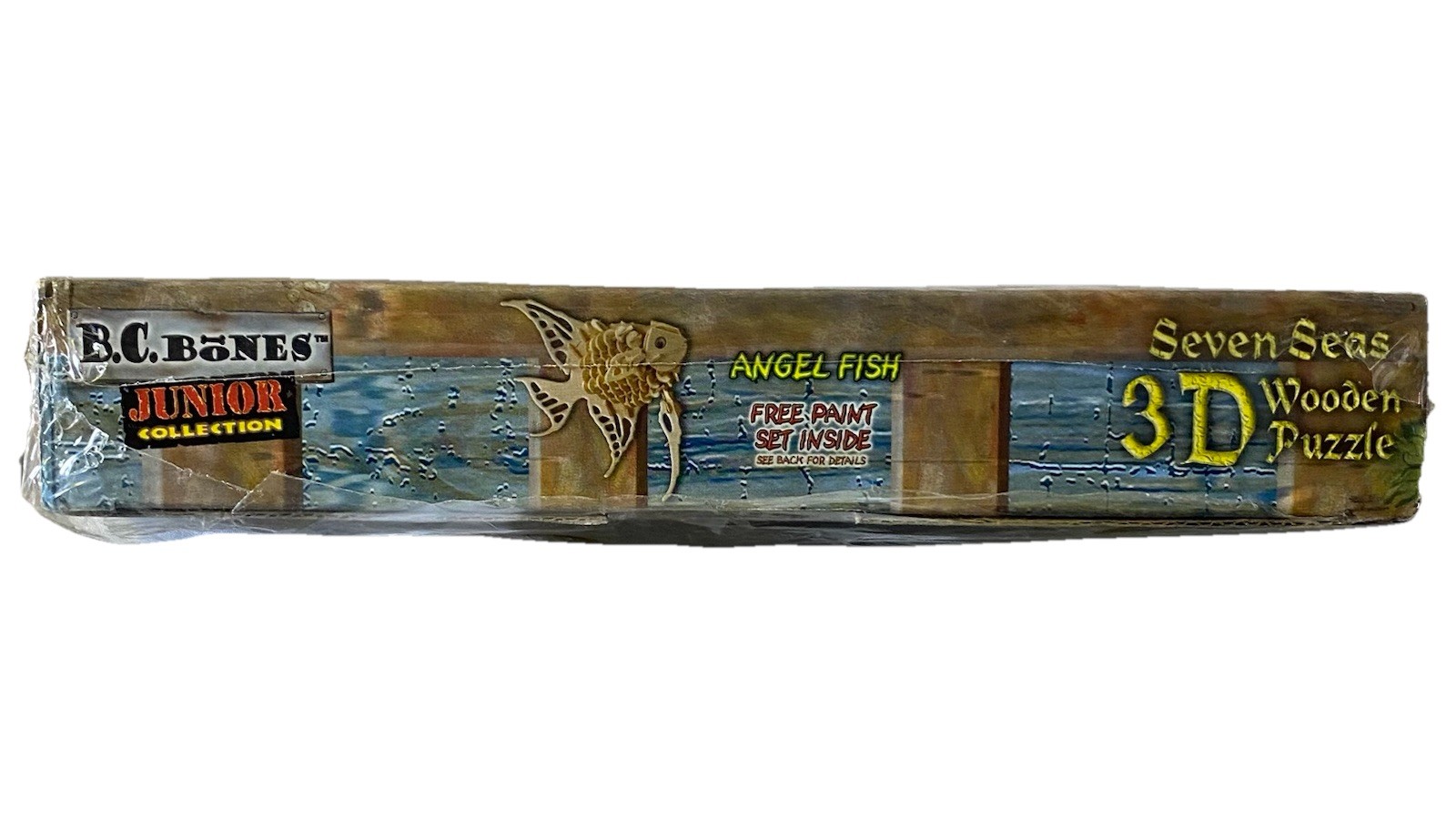 B.C. Bones Junior Collection 7 Seas 3-D Angel Fish Wooden Puzzle – NIB