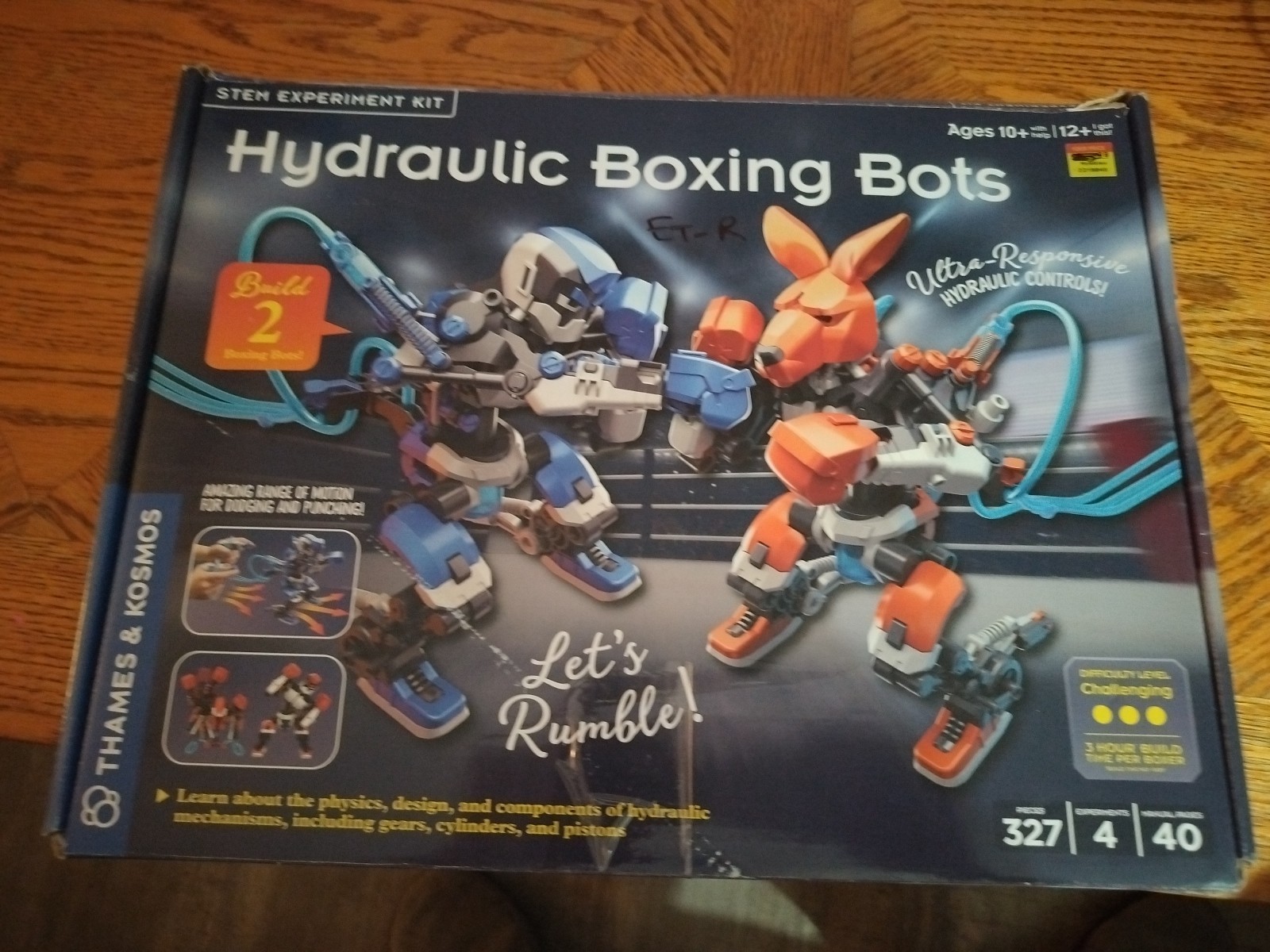 Open box Hydraulic Boxing Bots Experiment Kit Thames & Kosmos NO INSTRUCTIONS!