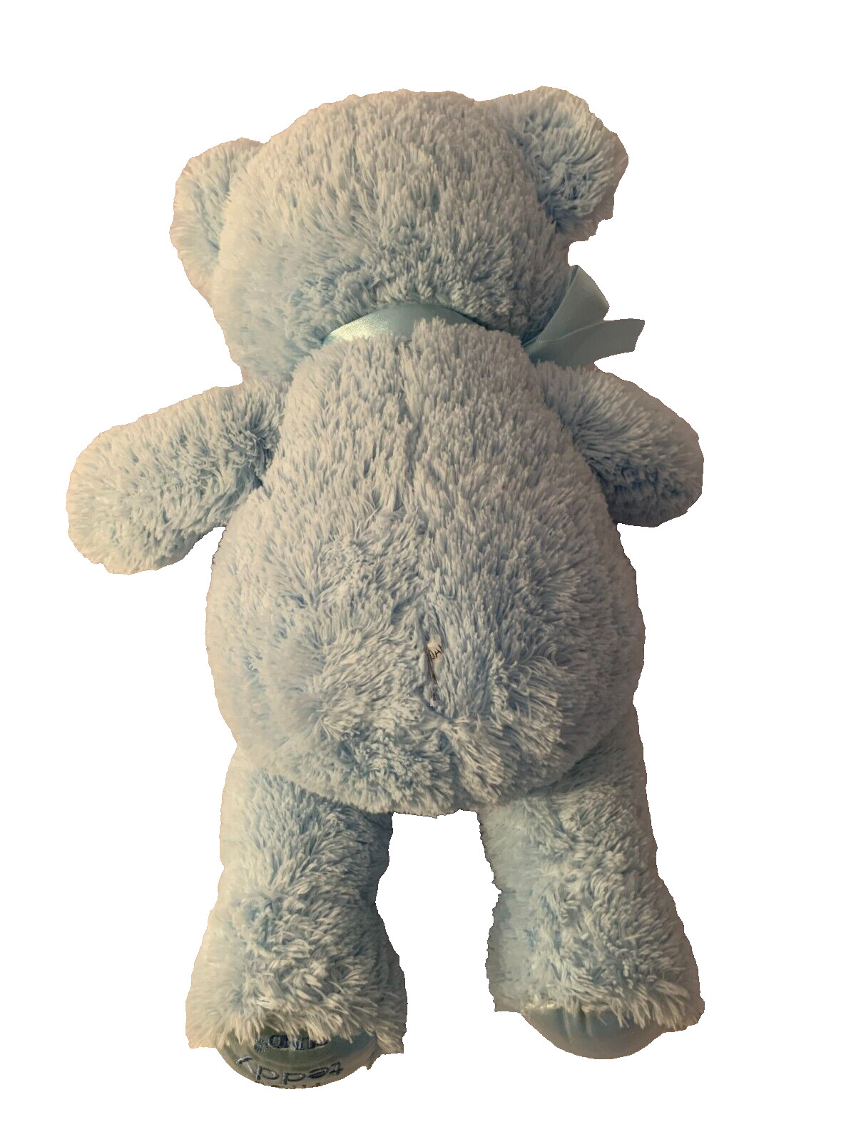 Weighted teddy bear with 3 lbs, Plush Stuffed Animal, washable buddy blue autism