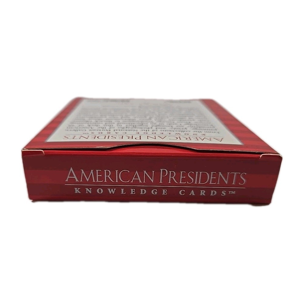 American Presidents Knowledge Cards Sealed Deck Smithsonian Institution
