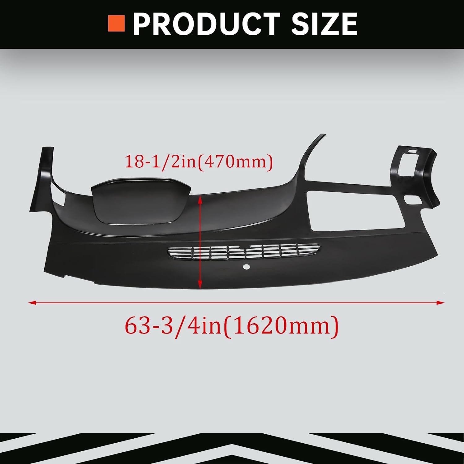 07-13 Chevy Silverado LS LT WT/ GMC Sierra SL SLE Dash Board Cover Black