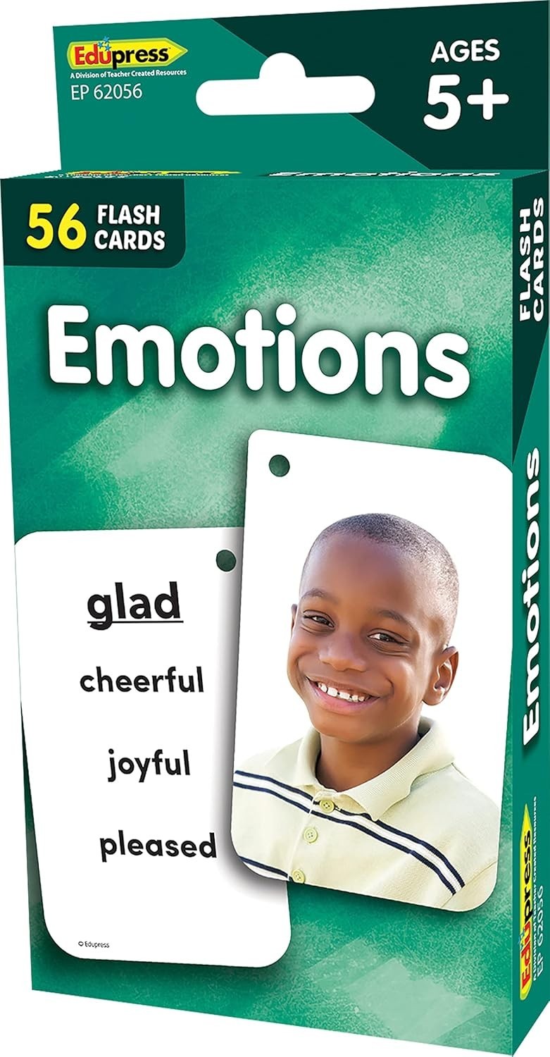 Engaging 56 Emotions Flash Cards for Adult Learning – Storage-Friendly Design