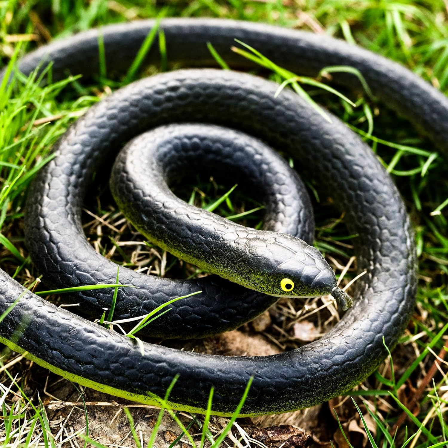3 Pieces Rubber Snakes Realistic Large Lifelike Fake Style 1 3