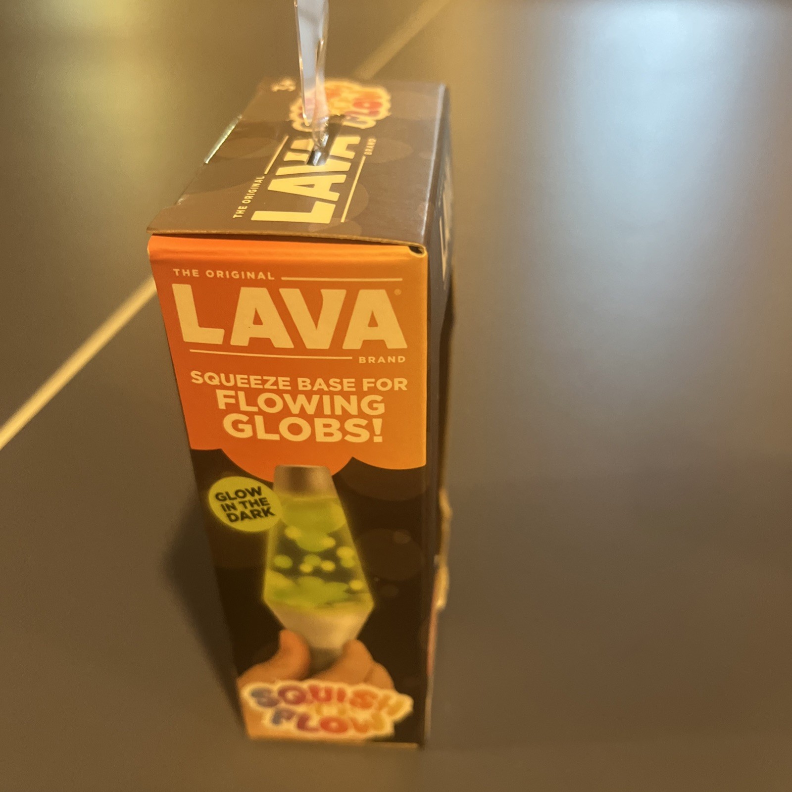 Schylling Lava Lamp Squish N Flow Squishy NeeDoh Glow In The Dark Rare New