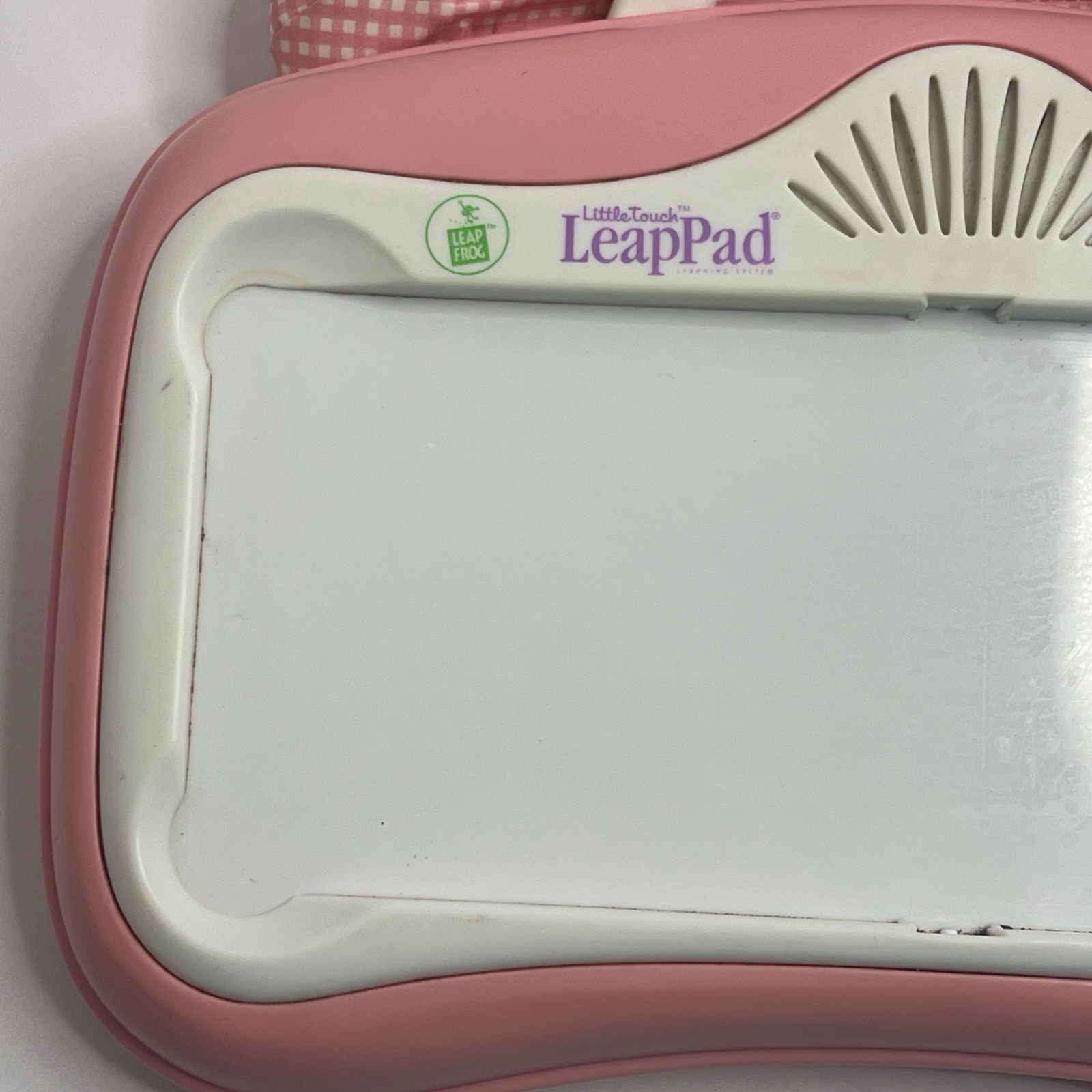 Leap Frog Little Touch Pink Leap Pad with Pillow WORKS NO GAME INCLUDED