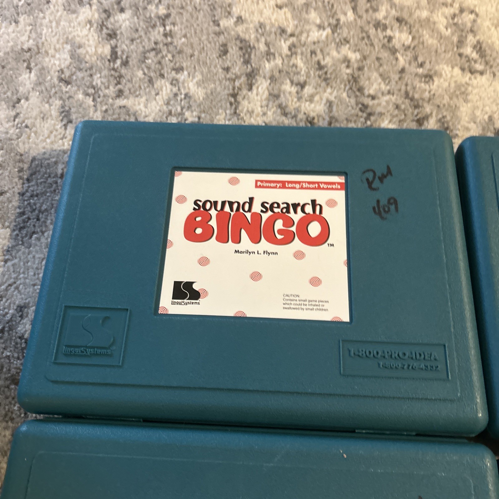 LinguiSystems Lot of 4 Sound Bingo Word Scramble Two In Vocabulary Play-By-Play