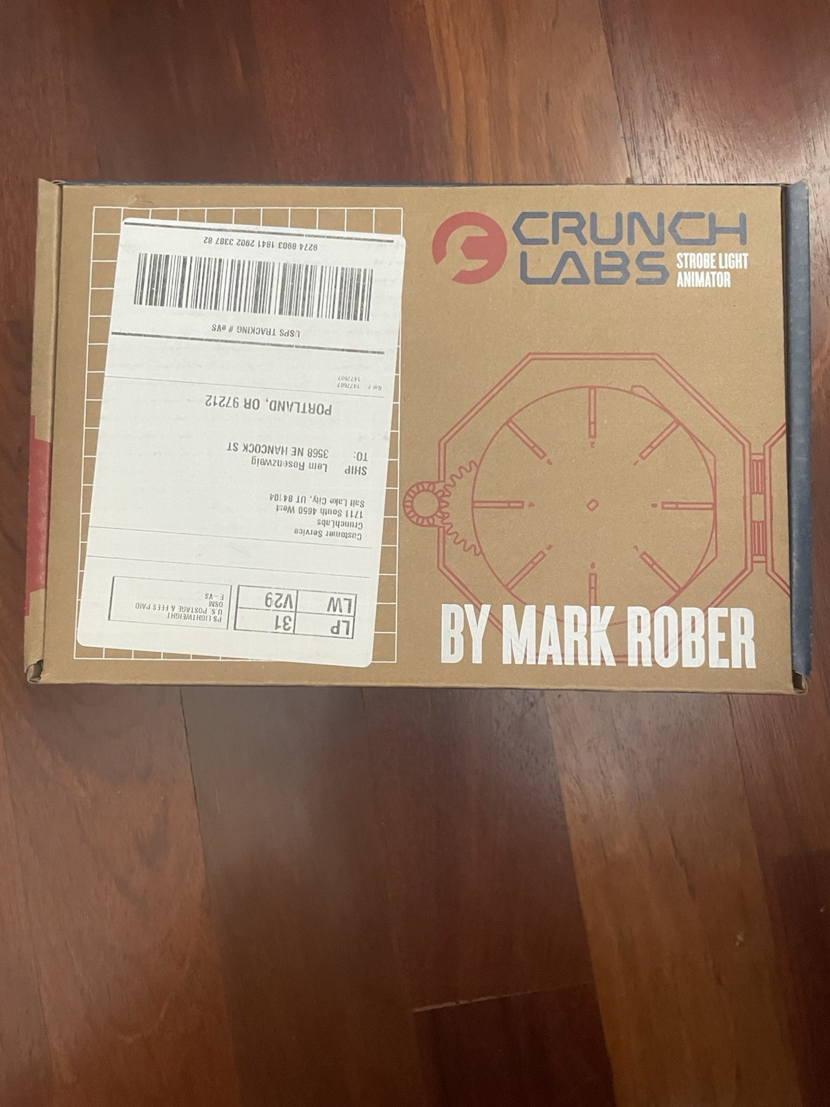 Pre-built – CrunchLabs Strobe Light Animator Box 6 – READ DESCRIPTION