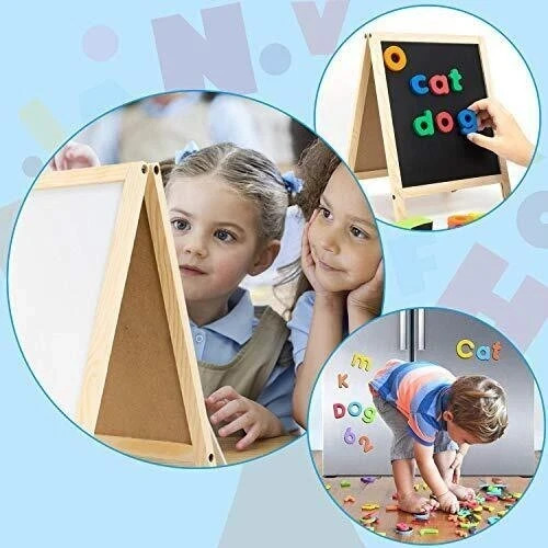 INNOCHEER Magnetic Letters and Numbers with Easel for Kids- 133 Pieces