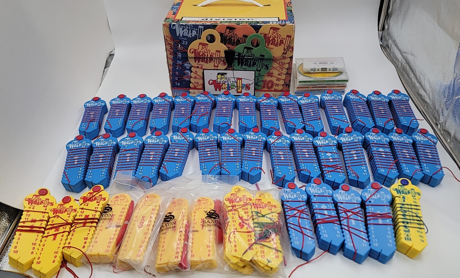 Lot Of 44 Learning Wrap Ups Math Classroom Box Set DIVISION Multiplication Fract