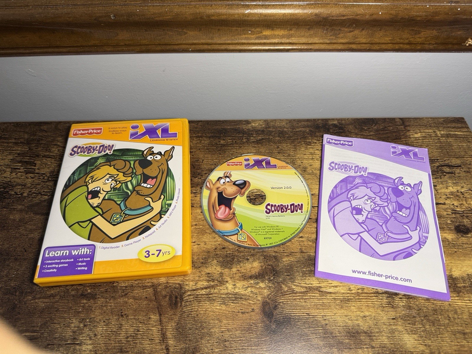 Fisher Price iXL Learning System SCOOBY-DO! CD-ROM 3-7 years