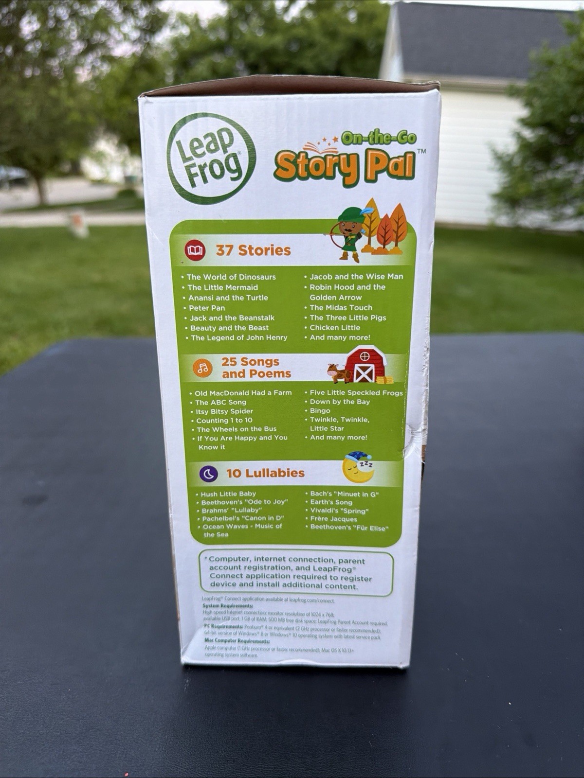 Leap Frog On-the-Go Story Pal LeapFrog Storyteller Lullabies Songs Poems 3+ 11a