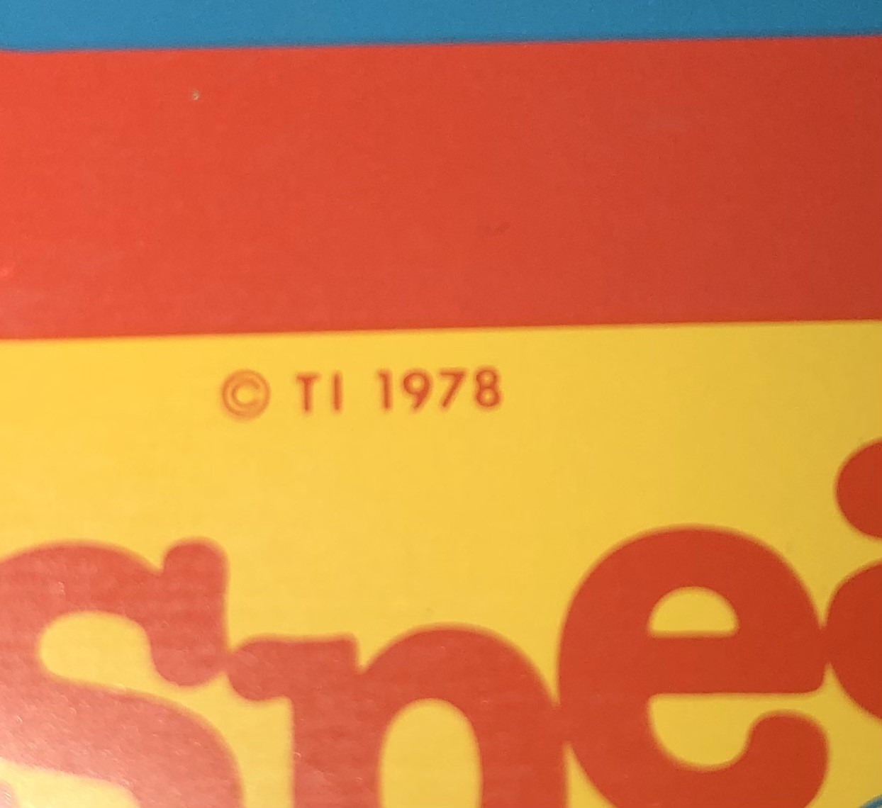 Vintage 1978 Texas Instruments Speak & Spell Tested Working with Activity Book