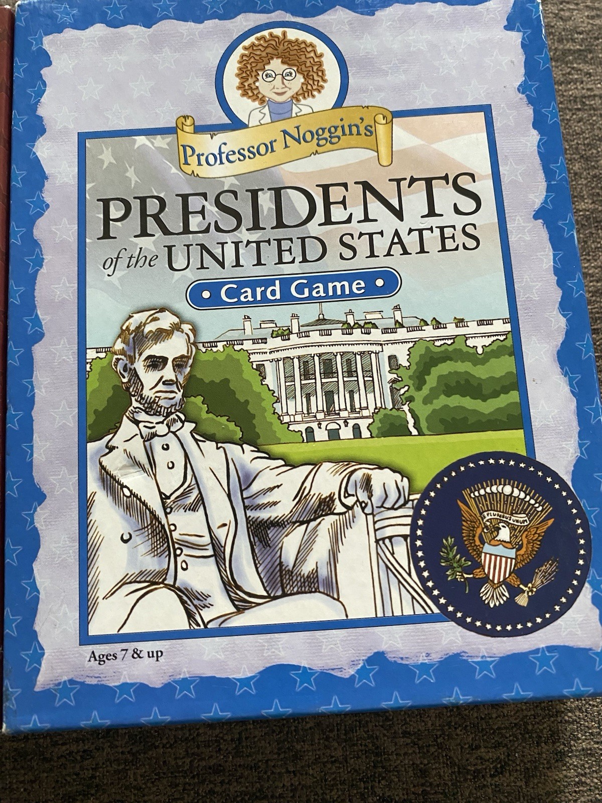 Professor Noggins American History Card Games LOT of 3