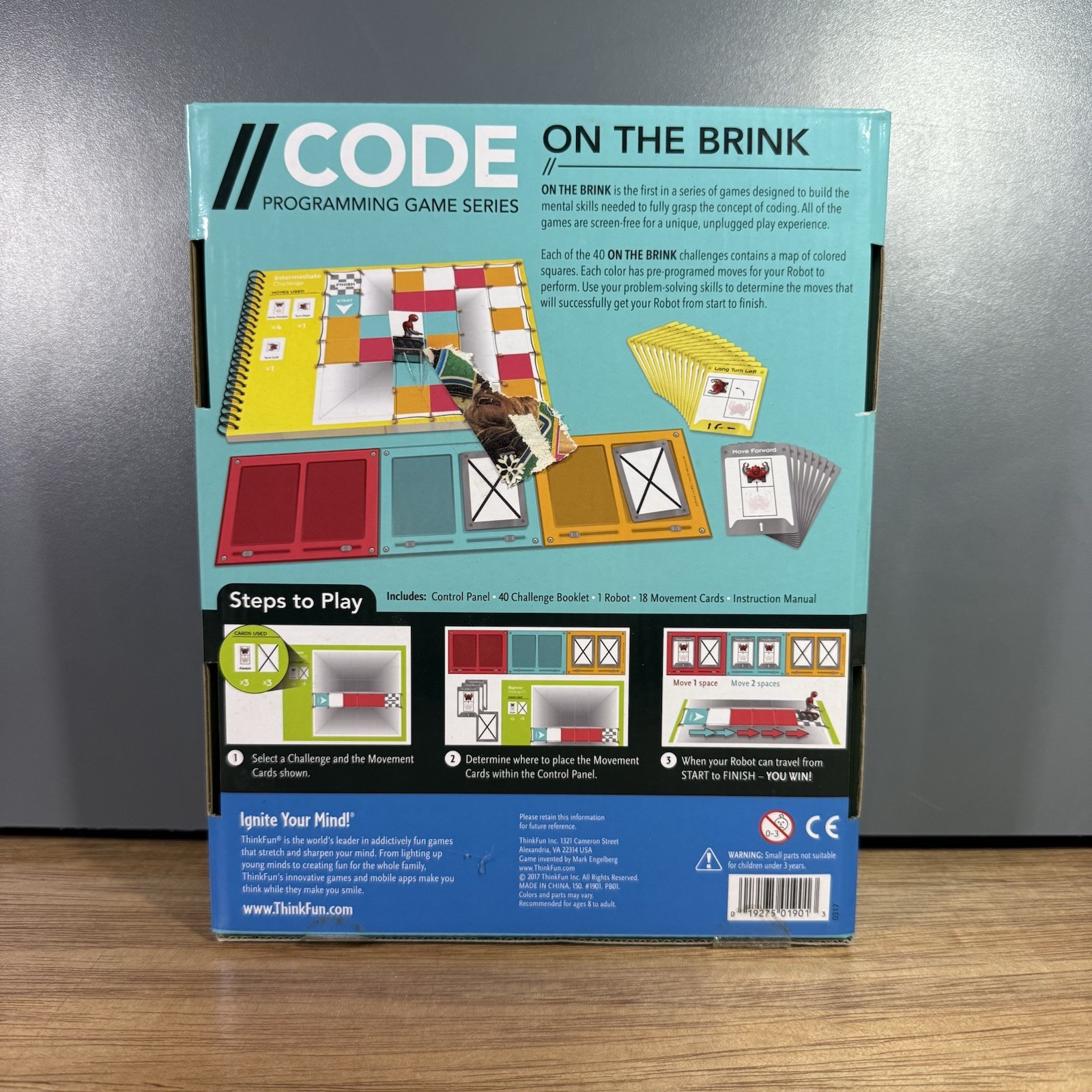 ThinkFun Code Programming Game Series – On the Brink Ages 8 to Adult New