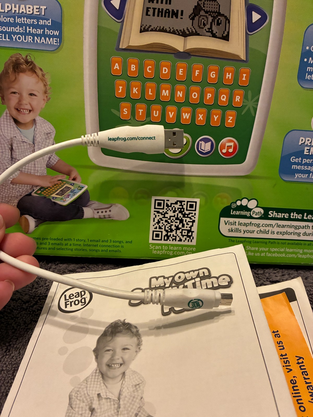 Leap Frog My Own Story Time Pad Learning Educational Tad Leap Pad – Tested