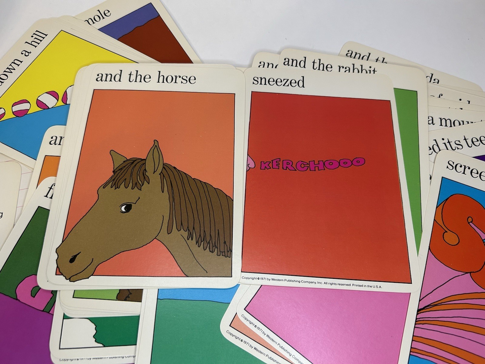 An Animal Shufflebook Cards By Richard Hefter Martin Stephen RARE Vintage 1971