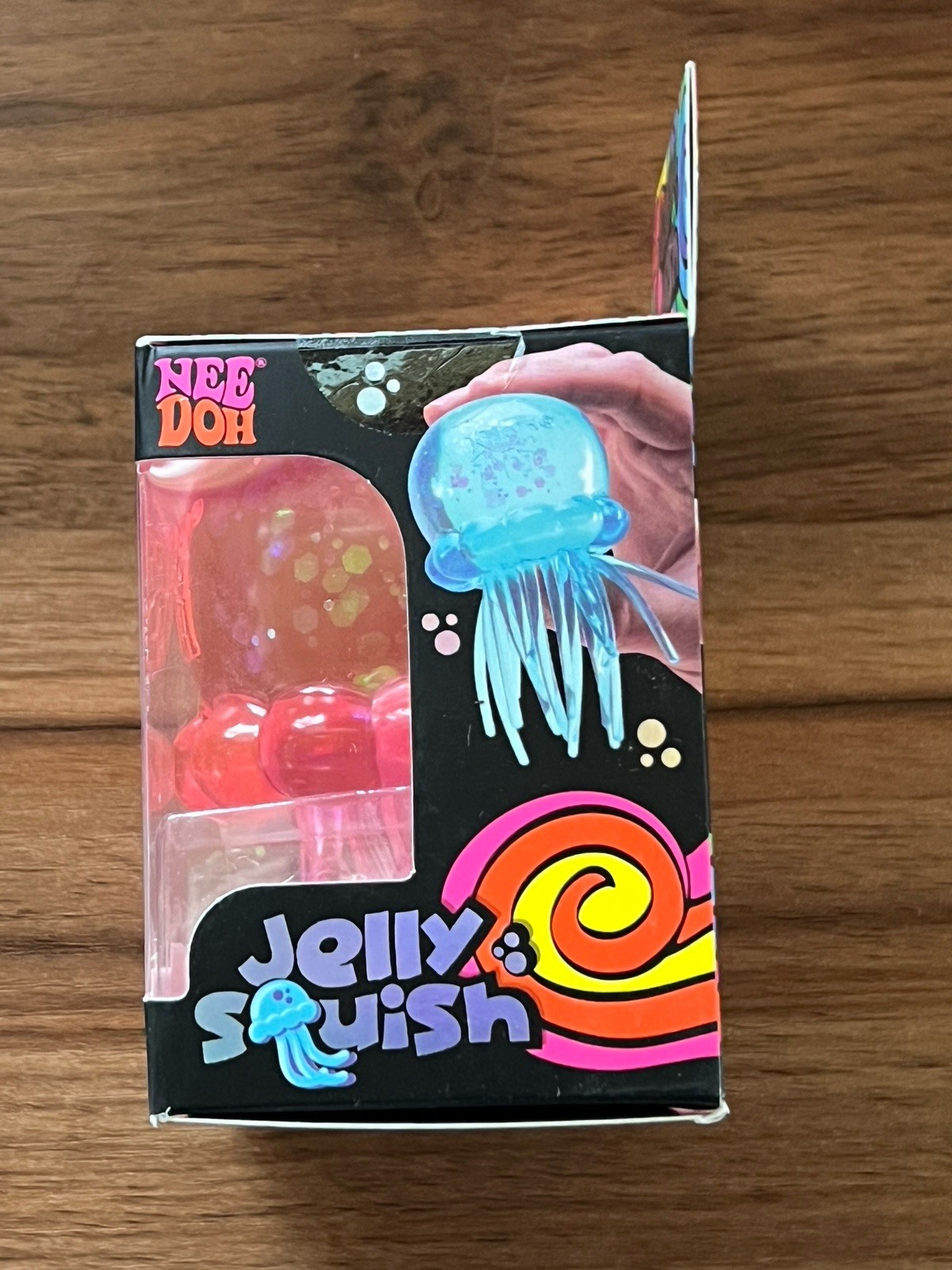 Pink NeeDoh JELLY SQUISH Sparkle Jellyfish Squishy Nee Doh 100% AUTHENTIC USA