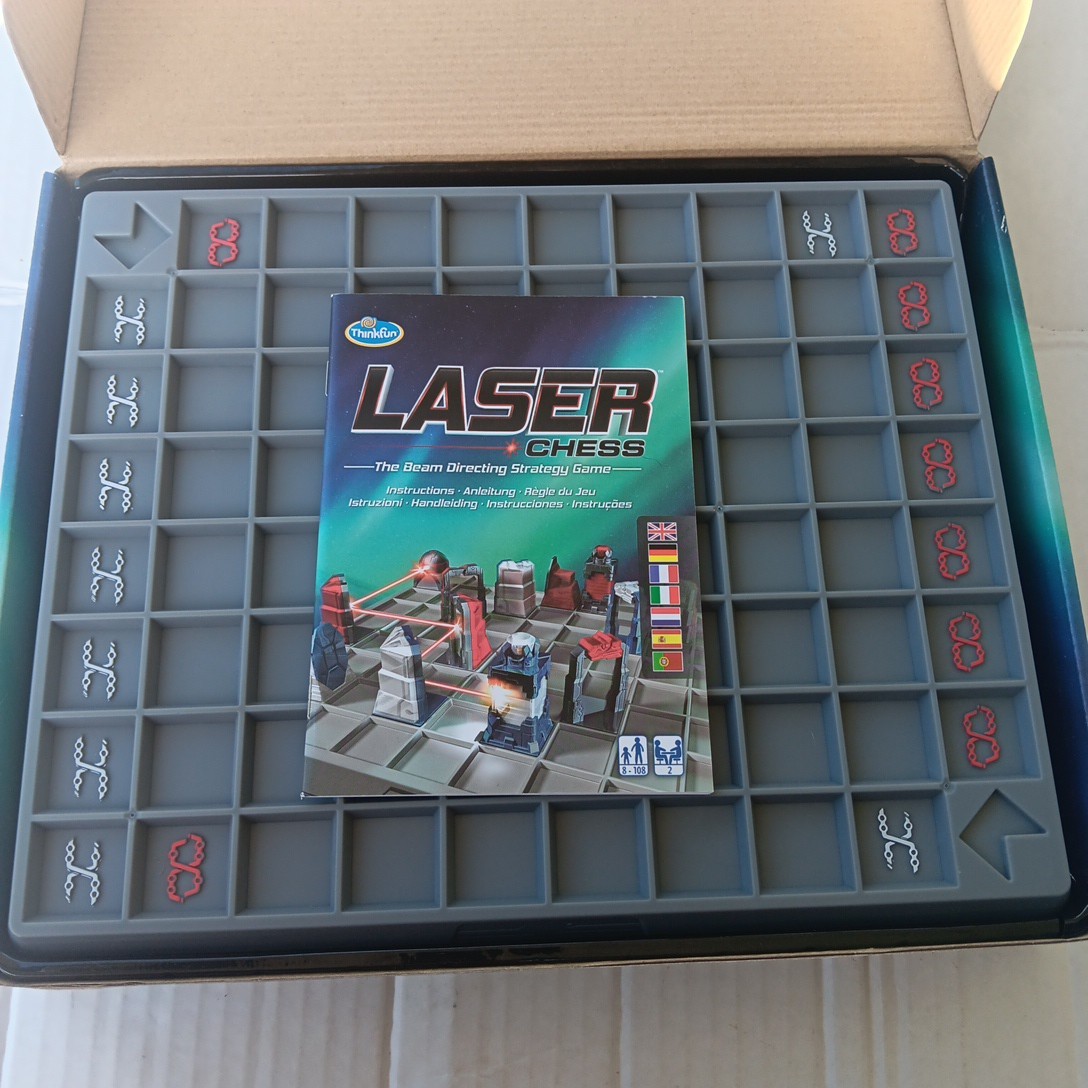 ThinkFun Laser Chess Two Player Strategy Beam Directing Game Toy – Complete