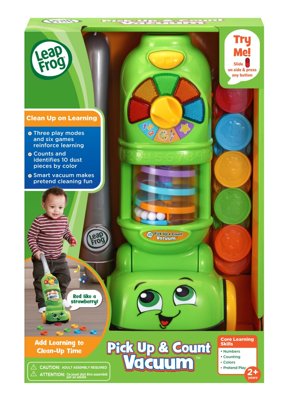 Leapfrog pick up and count vacuum toy 