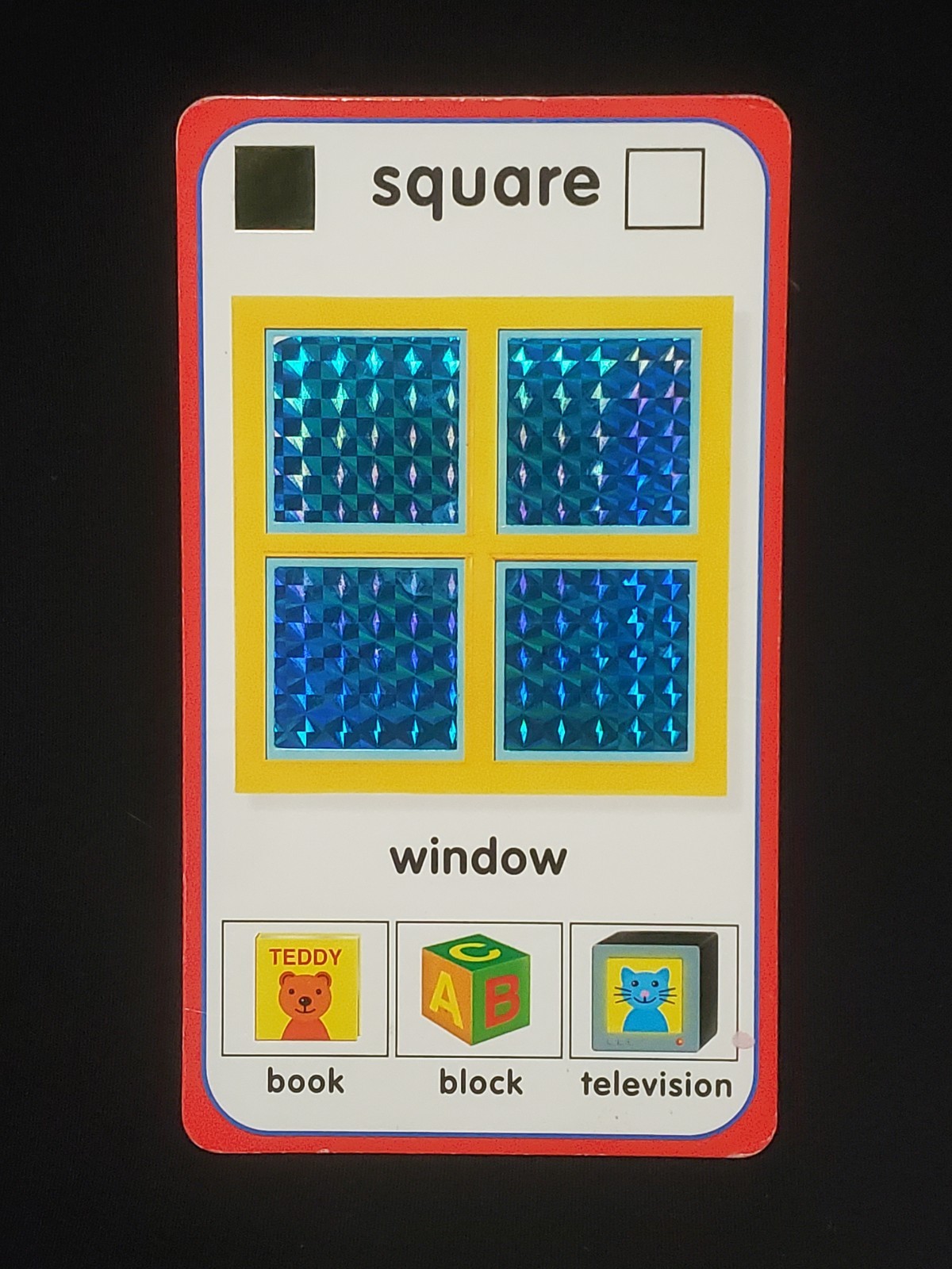 Scholastic Hands on Learning Touch & Feel Color and Shapes Flashcards