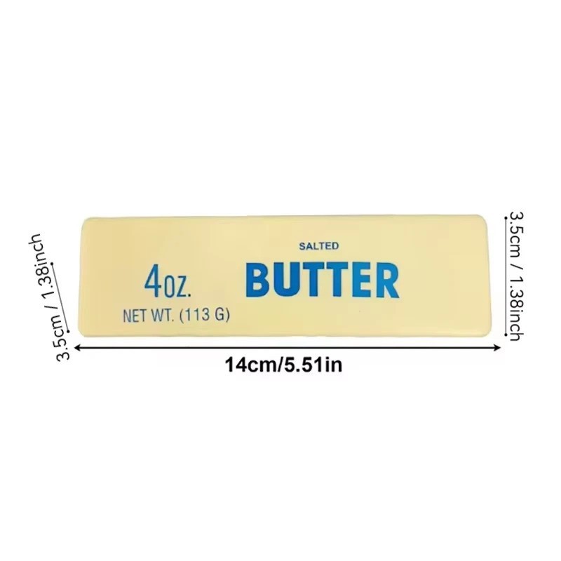 🧈 1pc Butter Stick Squishy Fidget Toy Soft Stress Relief ADHD Anxiety Squeeze
