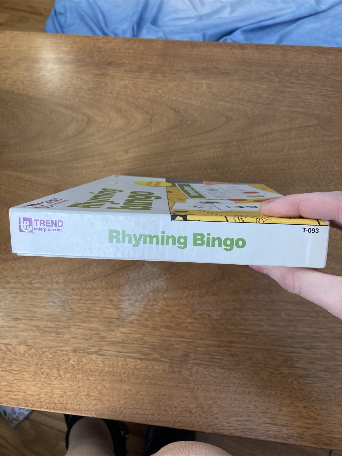 Vintage 1987 Children’s Educational Game Rhyming Bingo Trend Enterprises