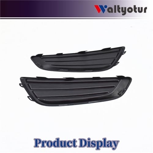 2 x Front Bumper Left + Right Bumper Fog Light Lamp Cover Trim Grille Grill