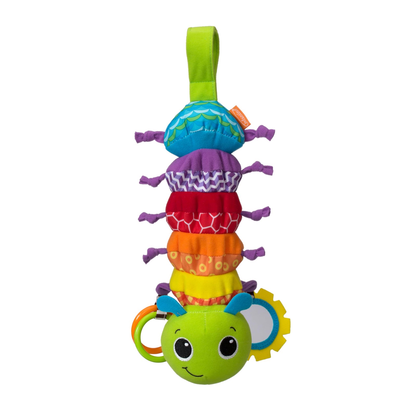 Infantino Hug and Tug Musical Bug 1 Count (Pack of 1), Multi