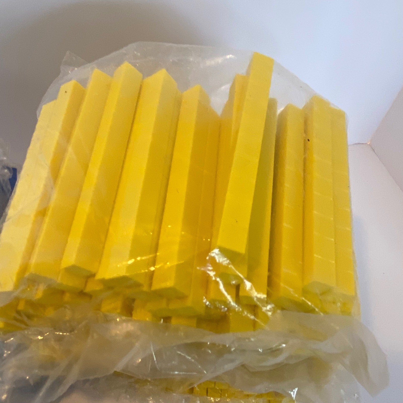Cuisenaire Base Ten Blocks Math Manipulatives Blue Yellow Excellent Bulk Set