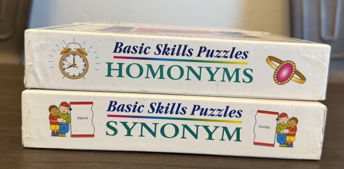 Didax Educational Resources Basic Skills Puzzles LOT Of 2 Hands On Phonics Kid