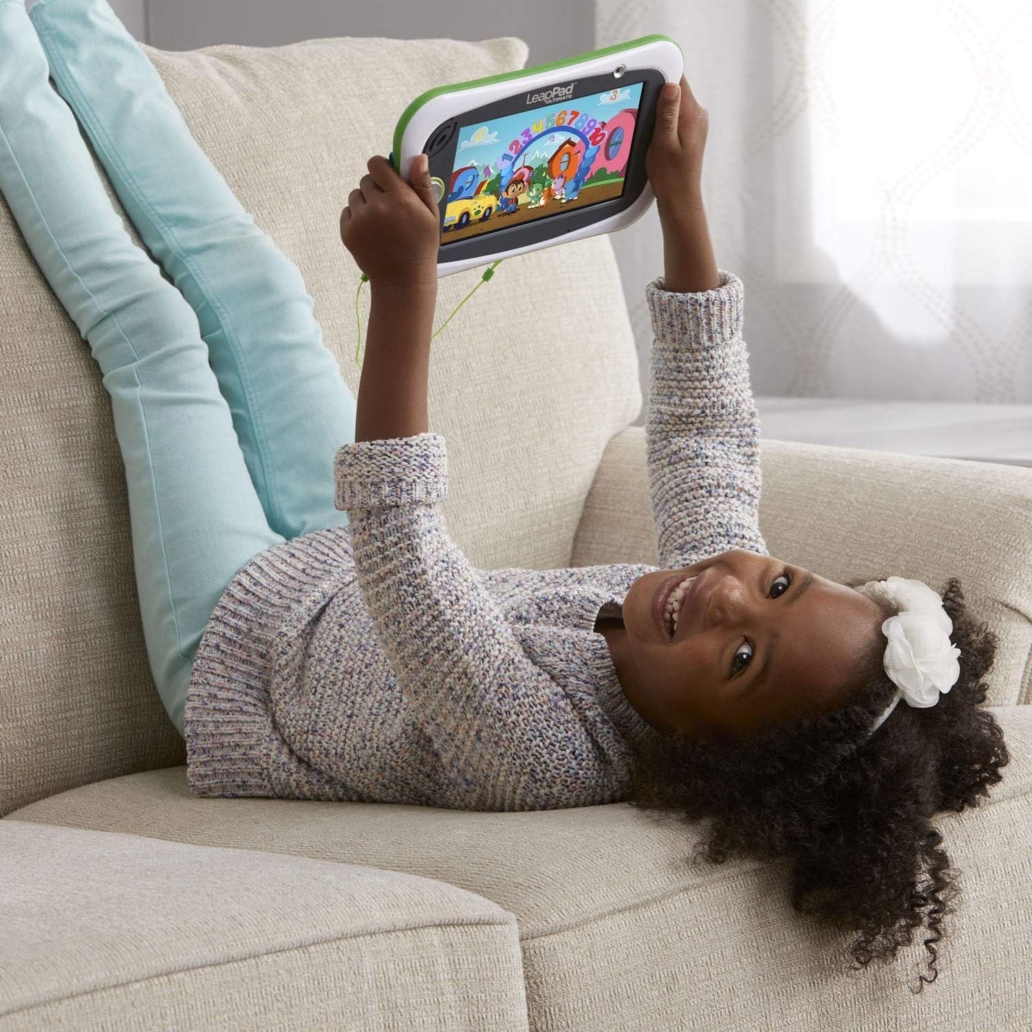 LeapFrog LeapPad Ultimate Get Ready for School Tablet, Green (English Version),