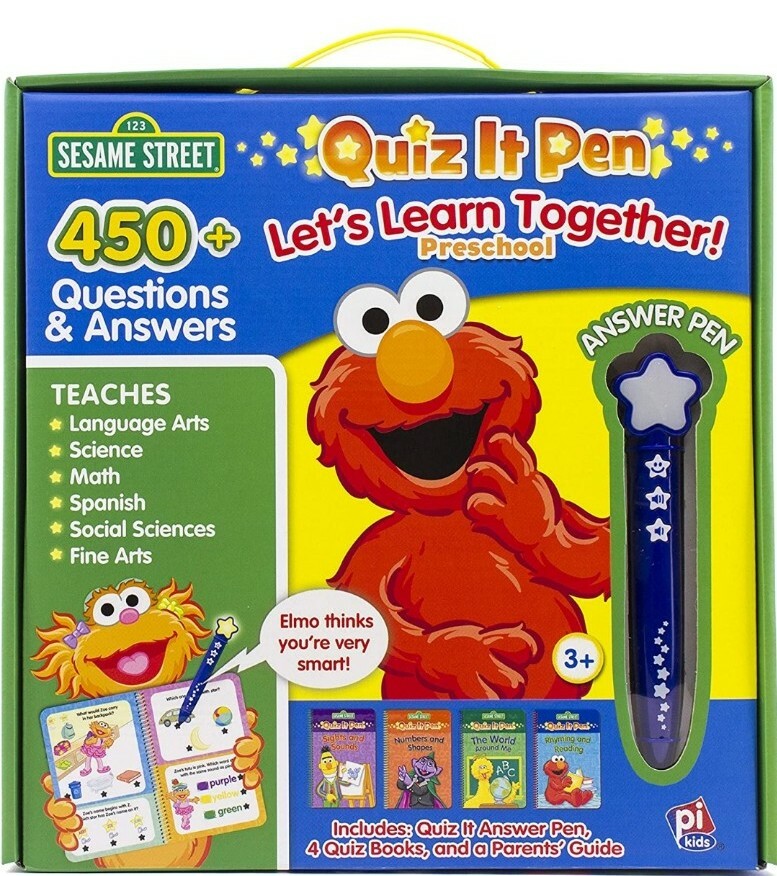 Excellent Quiz It Pen age 3+ PRESCHOOL : Box of 4 with 450 Questions and Answers