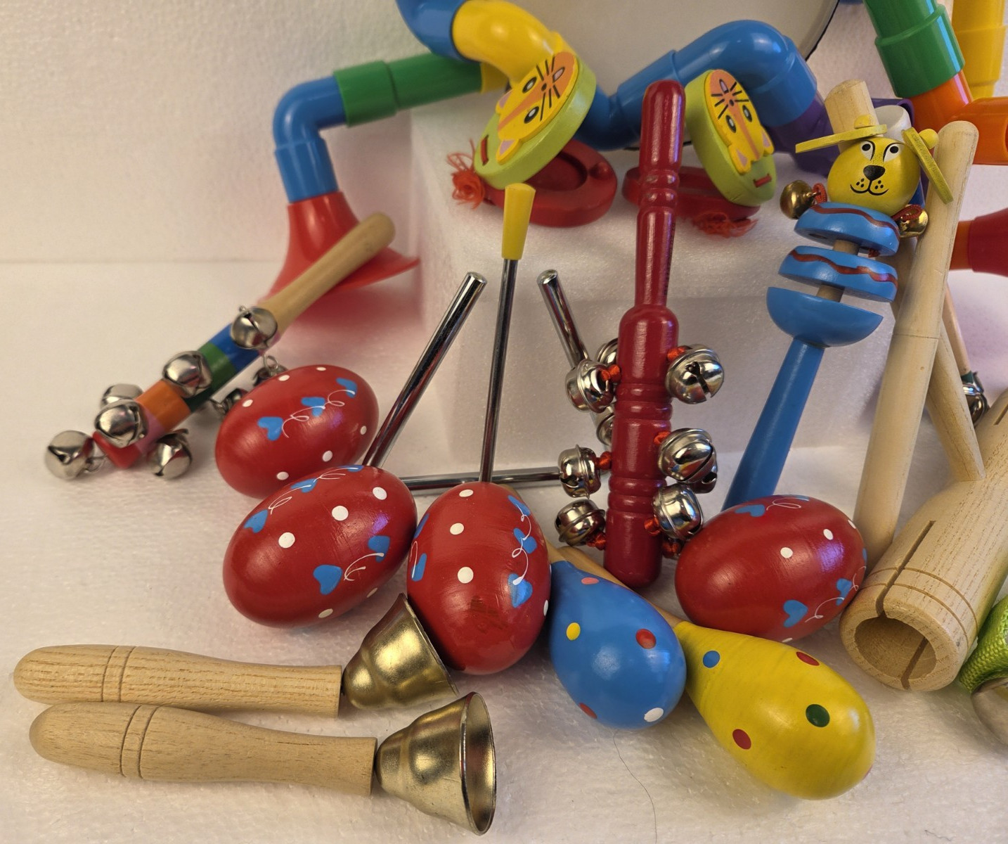 Toy Lot Musical Rhythm Instruments Preschool Daycare Wooden Toy Lot