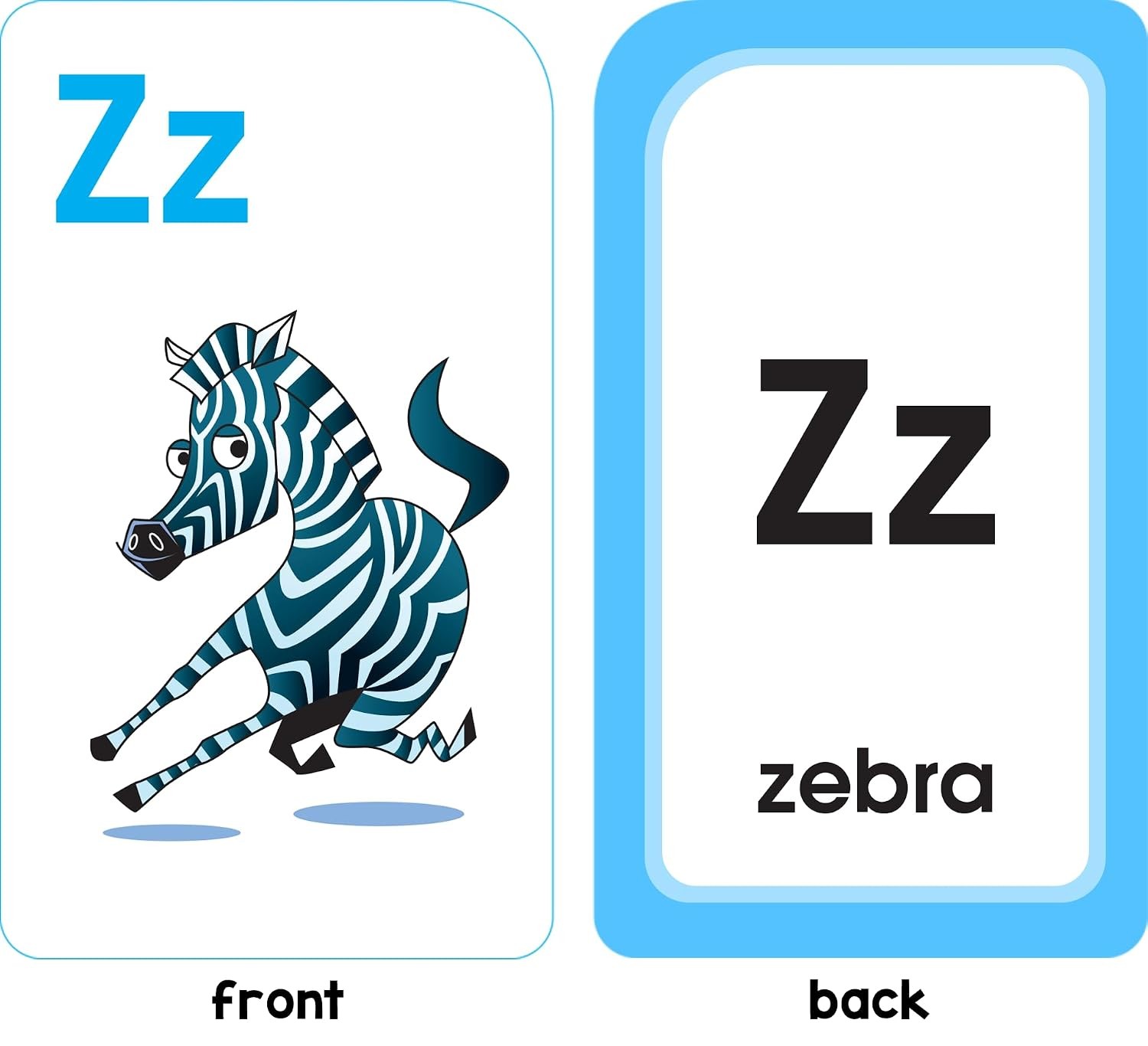 School Zone – Alphabet Fun Flash Cards – Ages 4 to 6, Preschool to Kindergarten