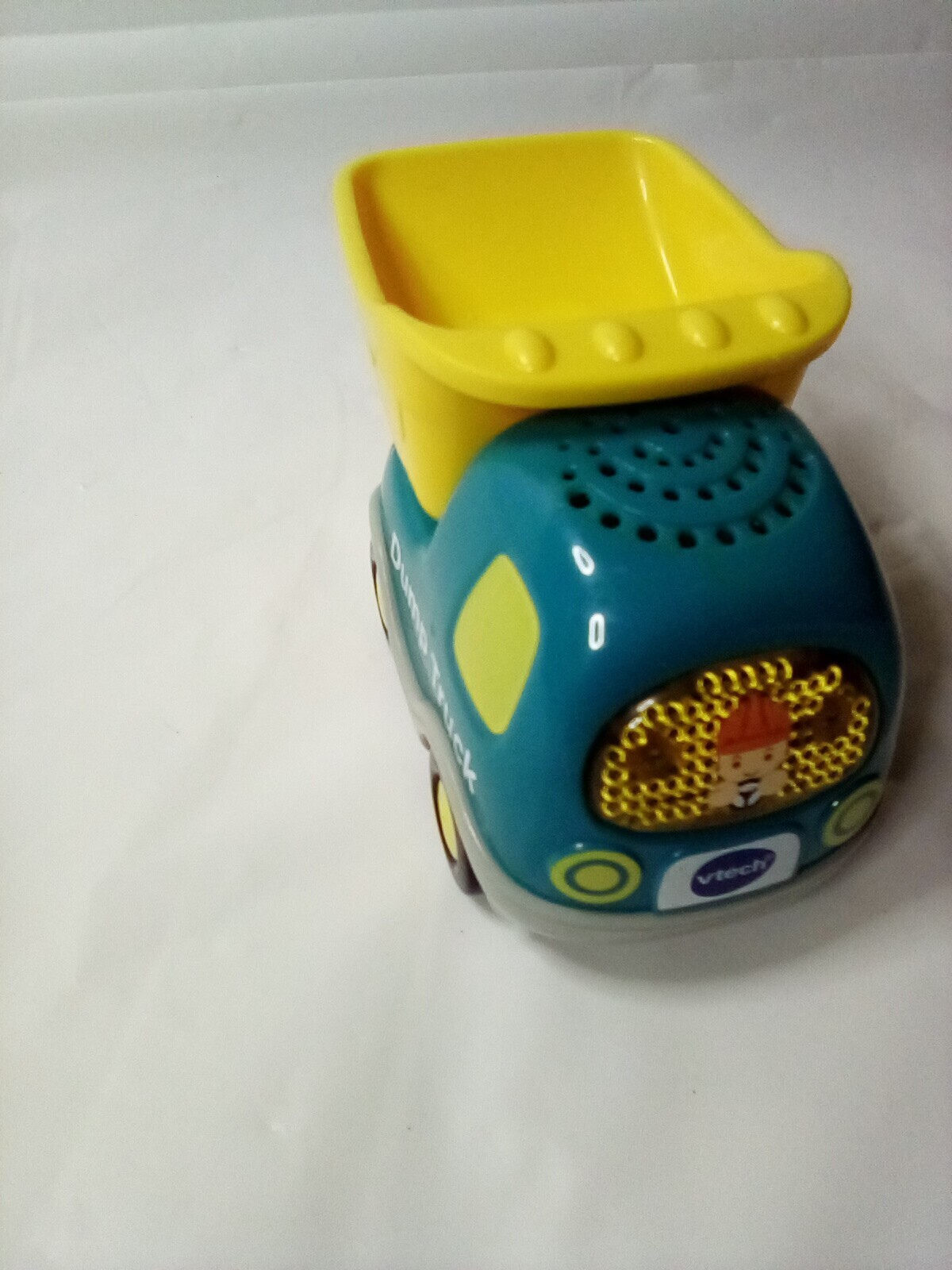 V-Tech Go Go Smart Wheels David Dump Truck Interactive Toy Sounds Lights Sings