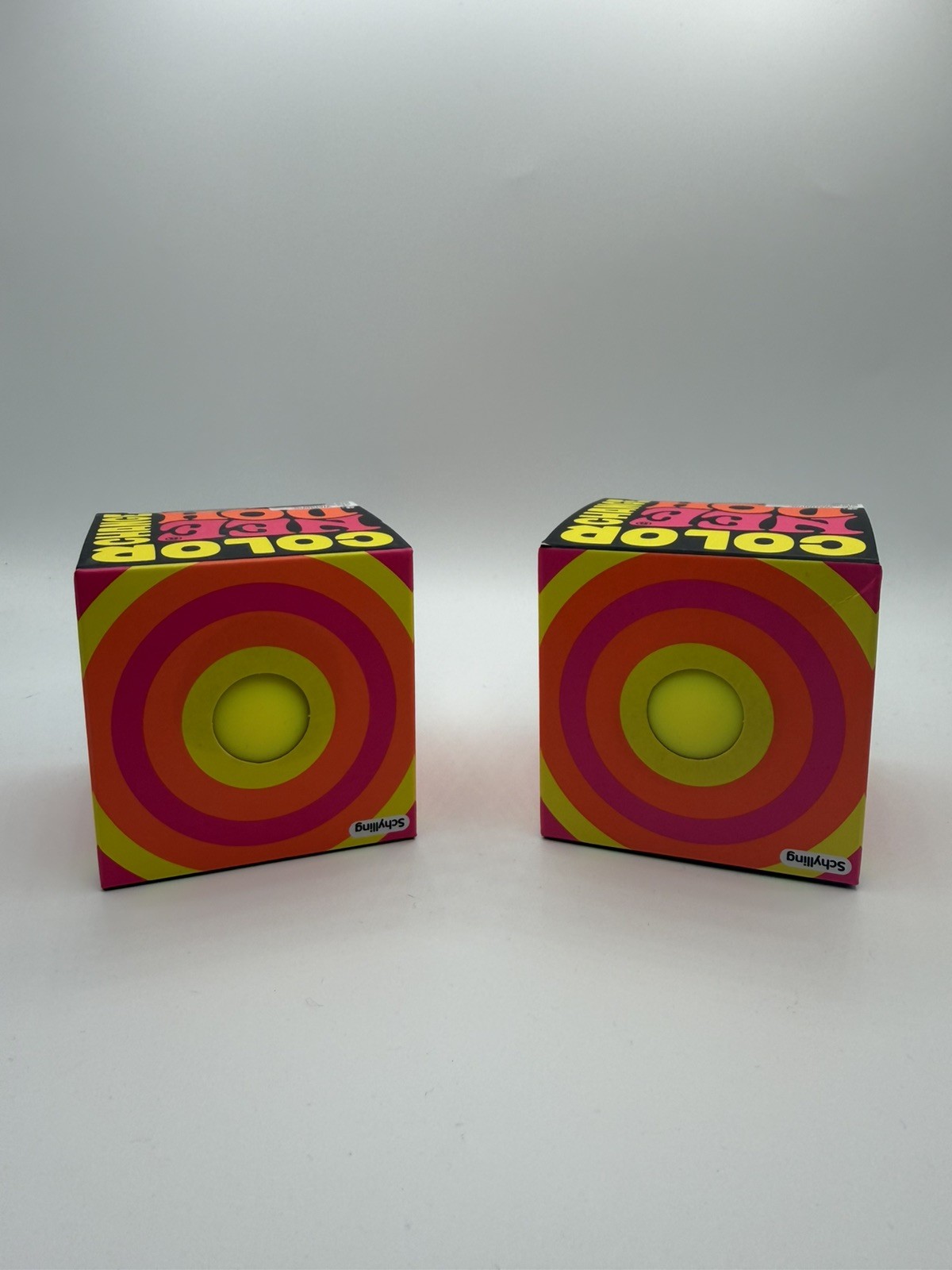 NEE DOH 🔥Schylling Color Change Multicolor Squishy Squeeze Ball Toy Bundle of 2