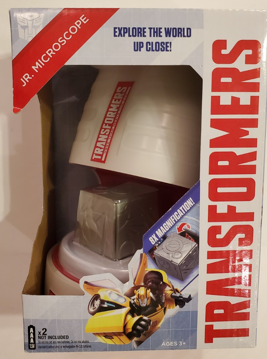 Transformers Jr. Lighted Microscope 8X Magnification – READ