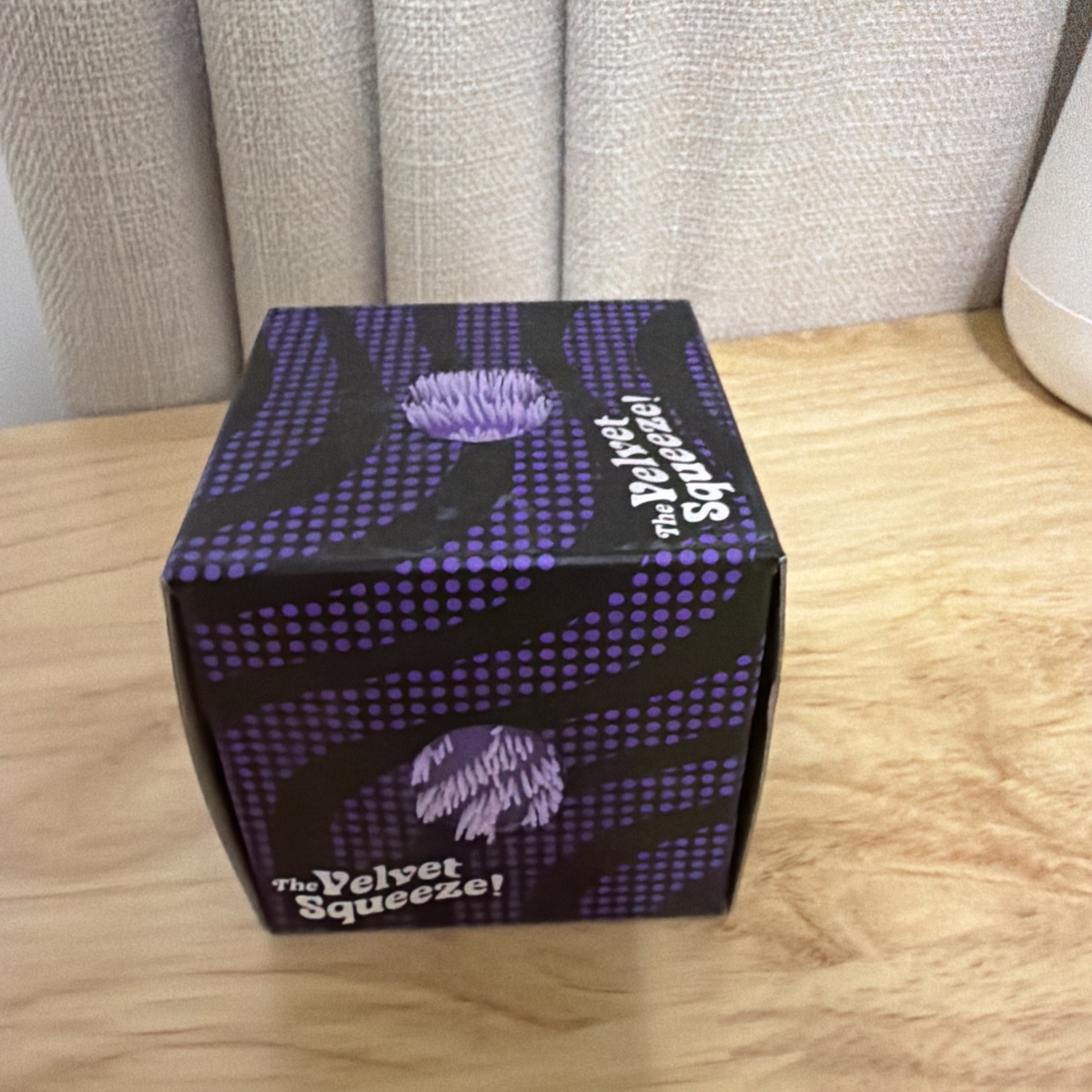 PURPLE Needoh FUZZ BALL WONDER WAVES Nee Doh Squish Stress Ball NEE-DOH Fuzzball