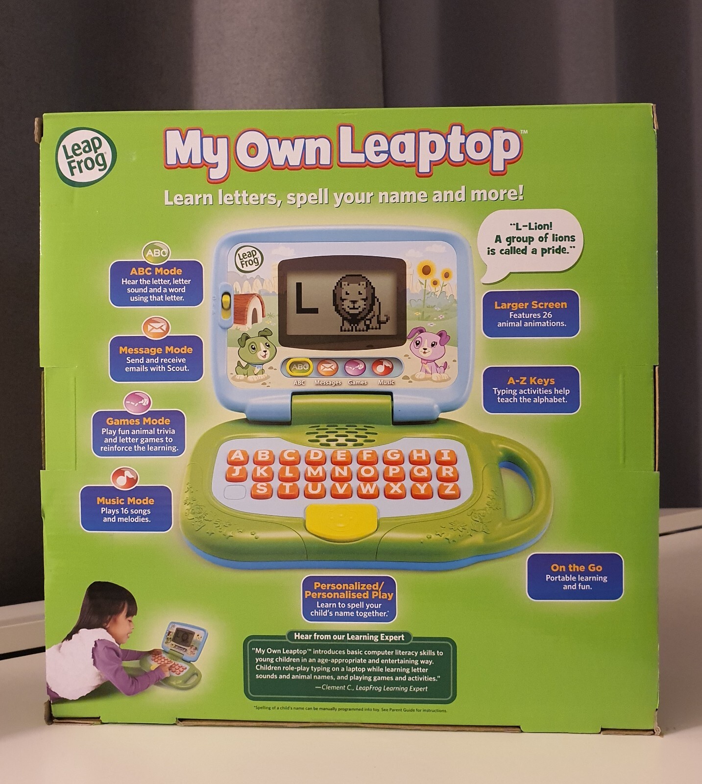 LeapFrog – My Own Leaptop – Core Learning for 2 to 4 years – Brand New