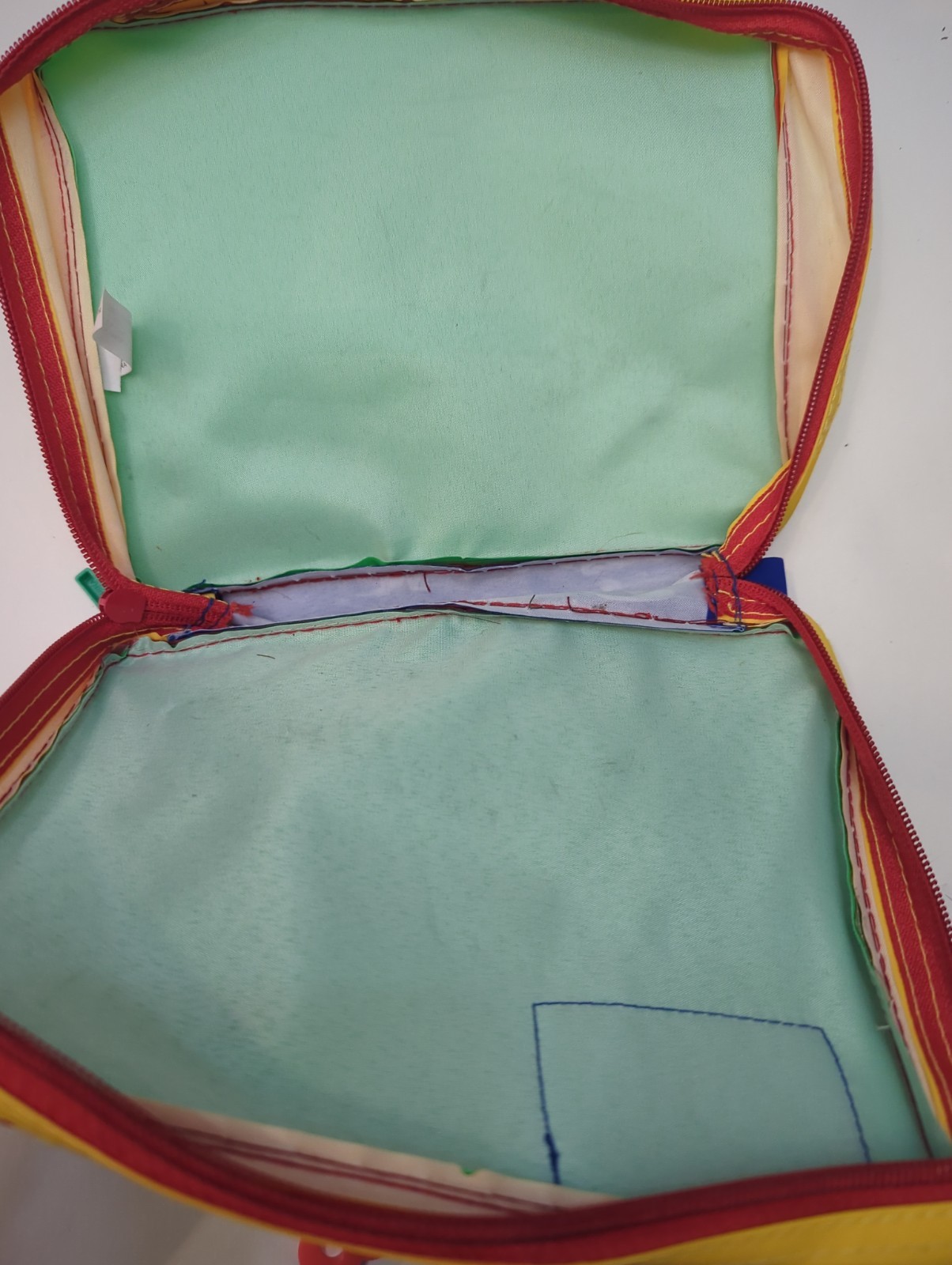 Colorful Magnetic Alphabet Letters Numbers with Storage Bag Vintage 90s