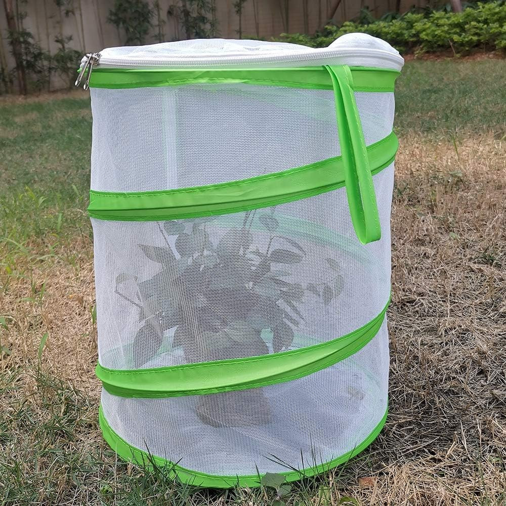 Pop-Up Insect and Butterfly Habitat Cage Terrarium – 12 X 14 Inches Tall