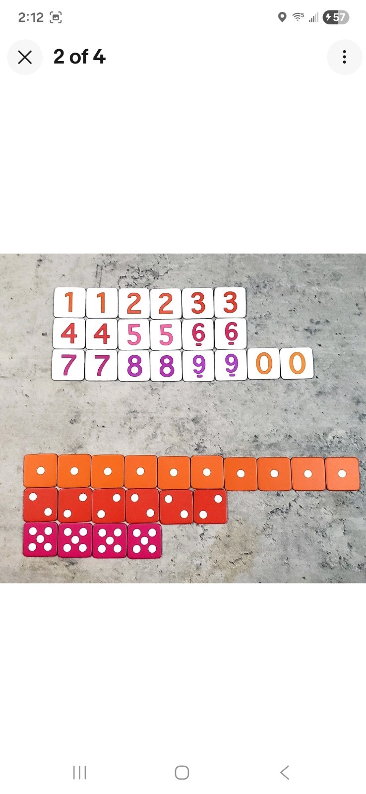 OSMO Game Tile Kits Lot of 3 -Words -Numbers -Tangram w Stackable Storage Cases