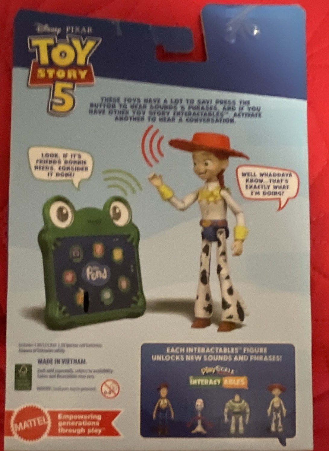 Mattel Toy Story LILYPAD PlayScale Interactables Interactive Toy, Ages 3+
