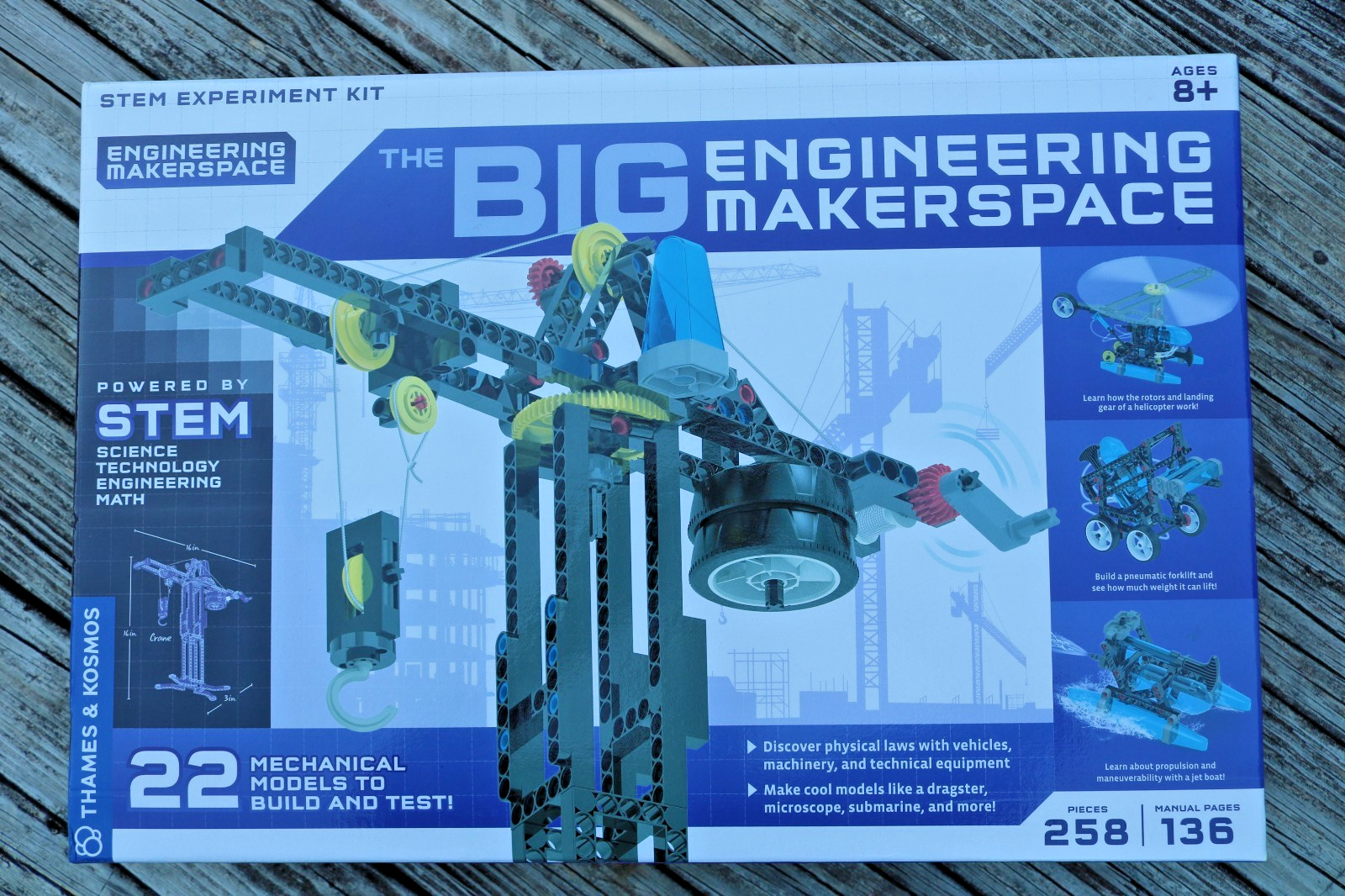 Thames & Kosmos The Big Engineering Makerspace Kit New STEM Physics THK628154