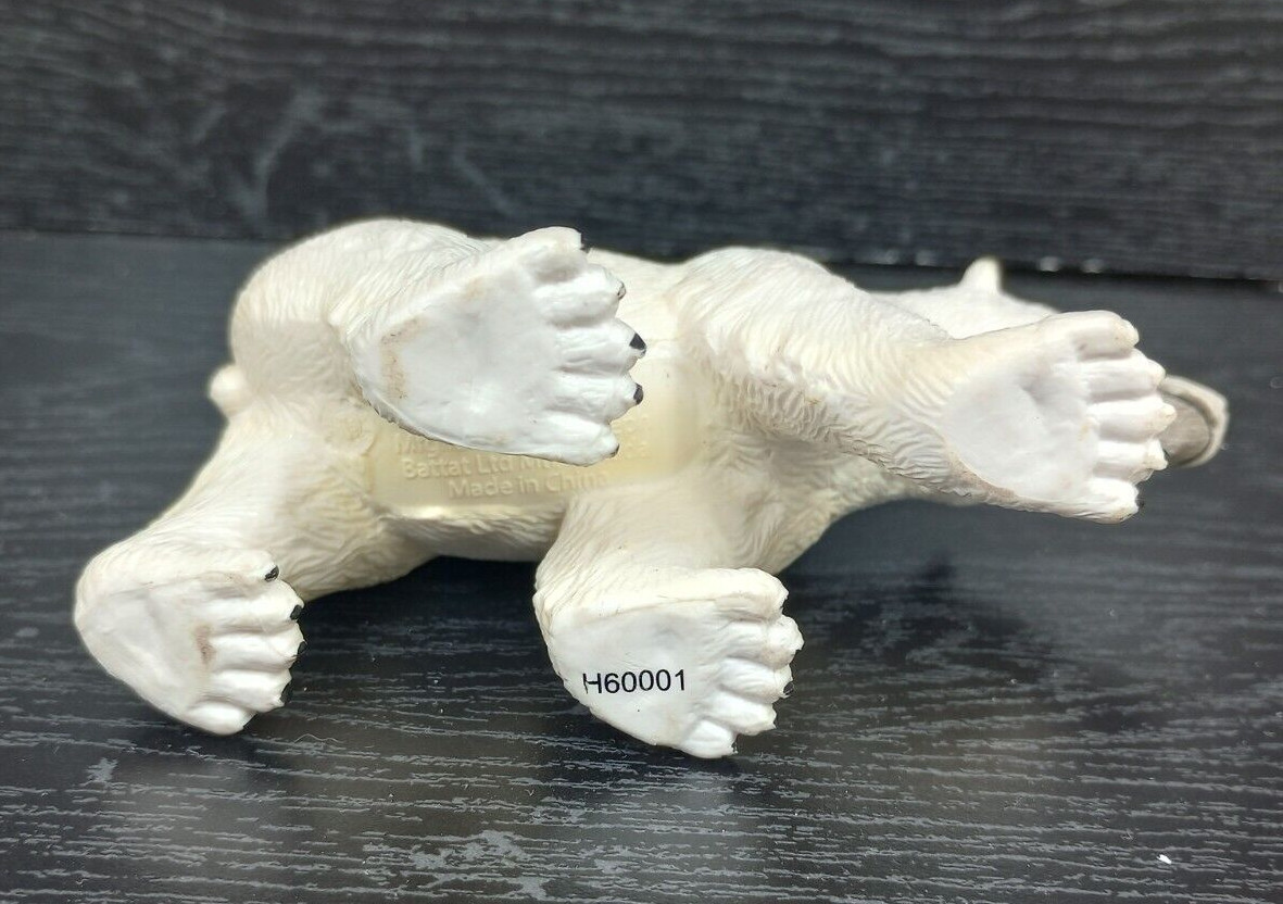 Terra By Battat Standing Grizzly Bear & Polar Bear Wildlife Diorama Figurine Lot